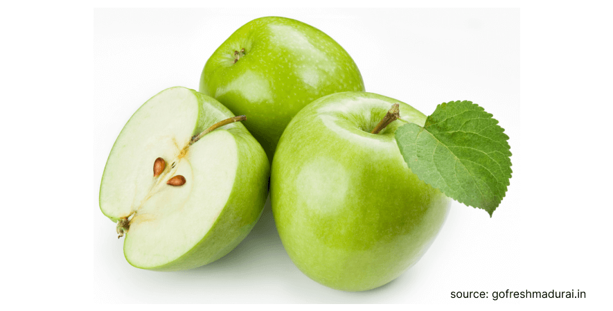 Buah apel hijau - 5 Camilan Sehat