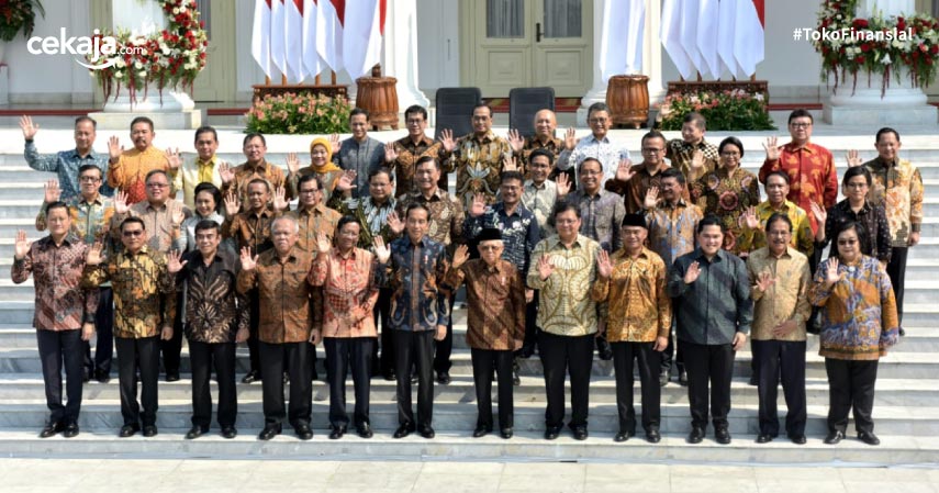Jokowi Kawinkan 16 Menteri Lama dengan 22 Muka Baru di Kabinet Indonesia Maju