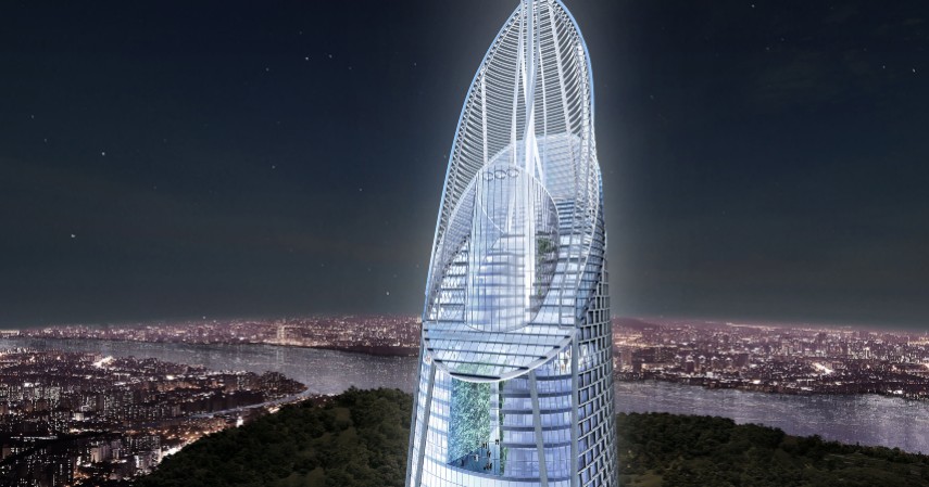Seoul Light DMC Tower - Inilah Perbandingan Ketinggian Jeddah Tower Dan Gedung Lain