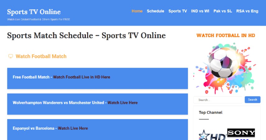 Sports TV On - Daftar Situs Nonton Streaming Liga Spanyol Gratis 2020