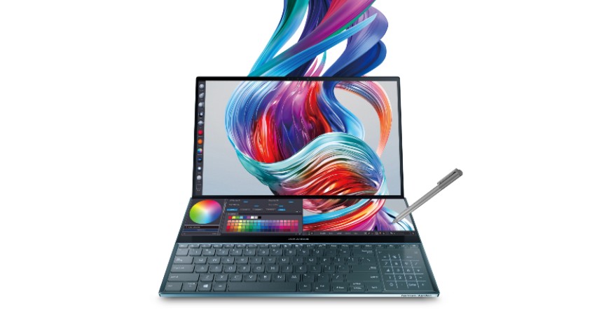 Asus ZenBook Pro Duo - 7 Laptop Desain Grafis Terbaik 2020 Harga dan Spesifikasinya