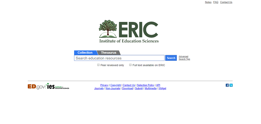 Education Resources Information Center ERIC - 10 Situs Jurnal untuk Skripsi bagi Kamu Para Pejuang Semester Akhir