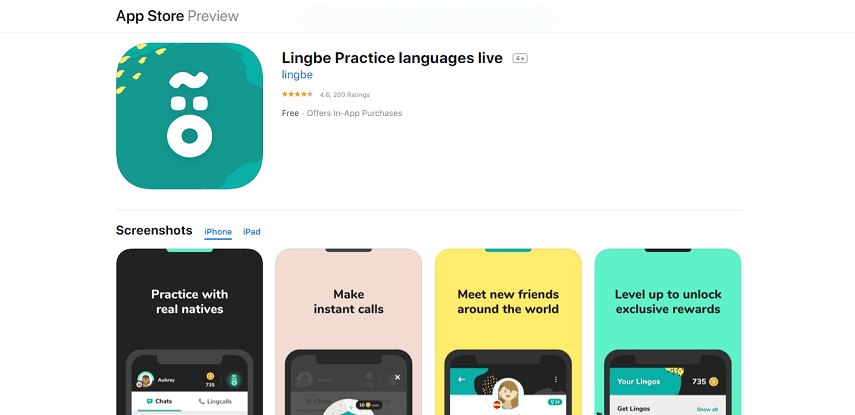 Lingbe - 7 Aplikasi Belajar Bahasa Inggris beserta Kelebihan dan Kelemahannya