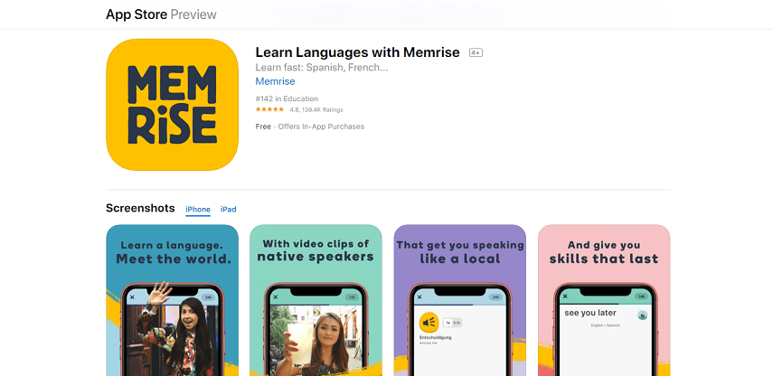 Memrise - 7 Aplikasi Belajar Bahasa Inggris beserta Kelebihan dan Kelemahannya