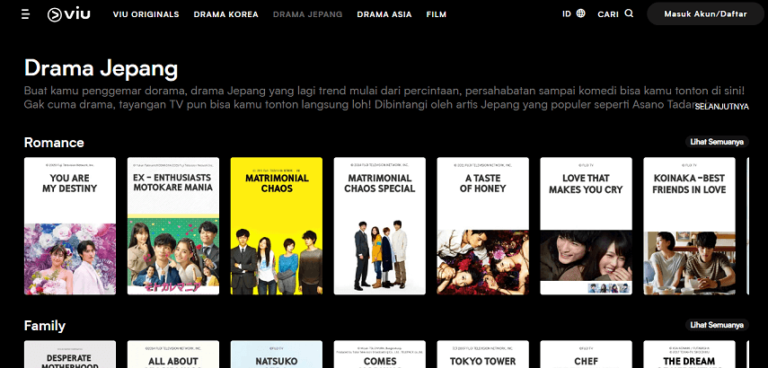 Viu - Situs Nonton Drama Jepang Terbaru Gratis Subtitle Indonesia
