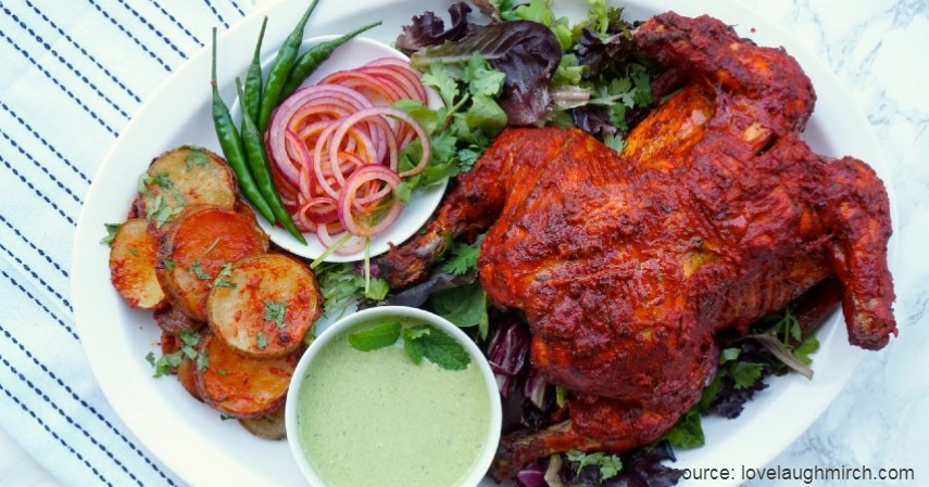 Ayam tandoori - Icip-Icip 7 Makanan India Ini
