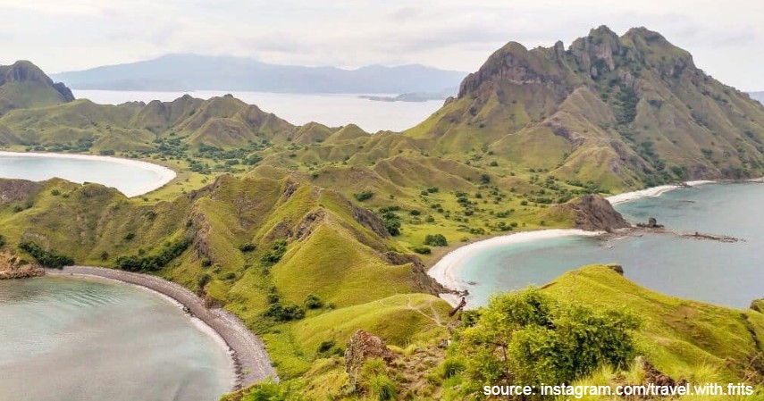Perairan Pulau Padar dan Kalong Labuan Bajo - Rekomendasi Pantai Buat Berjemur Sinar Matahari Biar Sehat