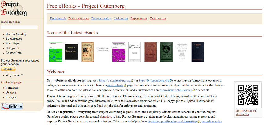 Project Gutenberg - Cara Asik Baca Buku Di Situs Baca Buku Online