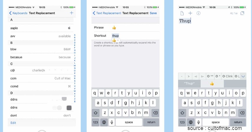 Text Replacement - Fitur Rahasia Smartphone iPhone dan Android yang Belum Kamu Ketahui