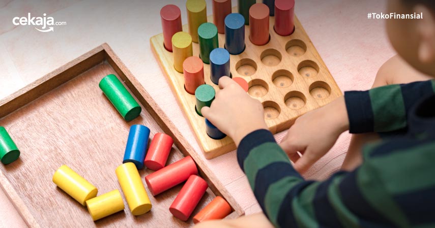 ide permainan montessori agar anak tidak bosan di rumah