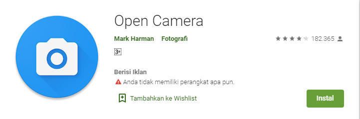Open Camera - Daftar Aplikasi Kamera Android Terbaik Bikin Hasil Foto Makin Ciamik