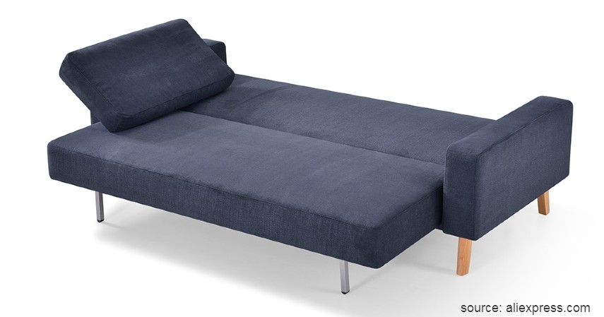 Sofa Lipat - 15 Ide Sofa Ruang Tamu Sempit yang Harganya Gak Bikin Mengernyit