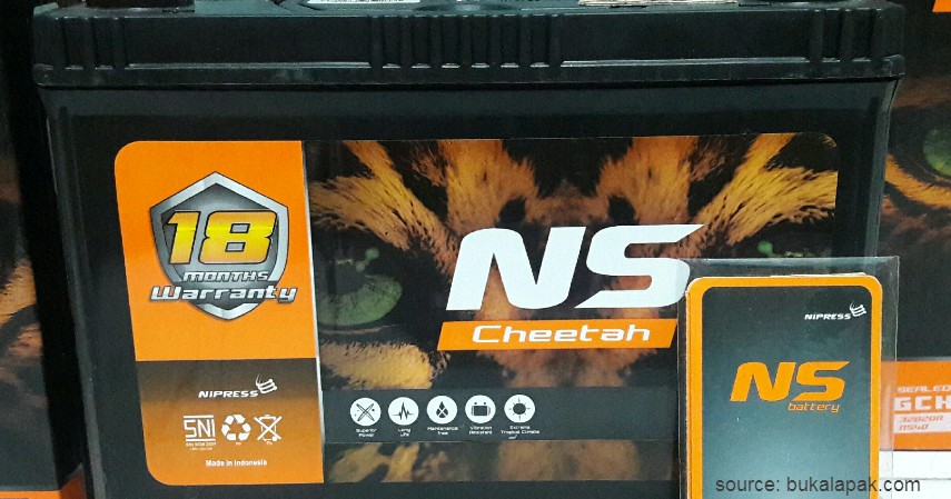 NS Cheetah - 10 Merk Aki Kering Terbaik untuk Mobil