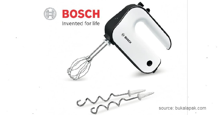 Bosch Hand Mixer White MFQ4020 - 8 Merek Mixer Terbaik yang Bisa Dijadikan Pilihan untuk Pemula (1)