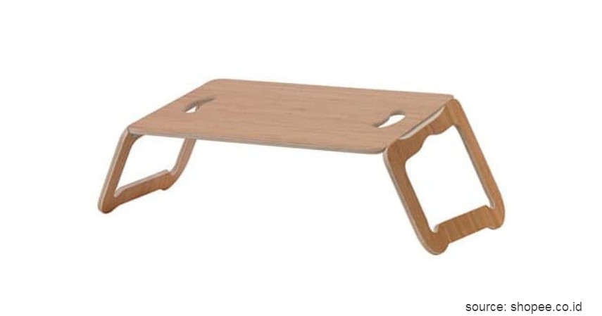 Ikea - Brada Alas Laptop Bambu - Rekomendasi Meja Lipat Terbaik