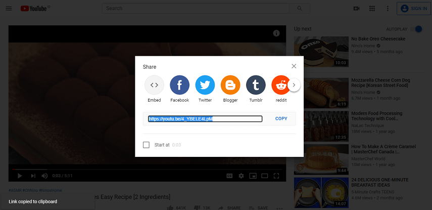 Klik tombol share lalu copy link video - 6 Cara Menyimpan Video dari Youtube Termudah Tanpa Aplikasi