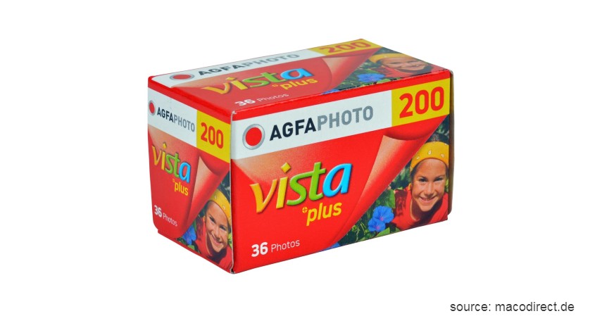 Agfa Vista 200 - 8 Merk Roll Film Kamera Terbaik untuk Kamera Analog