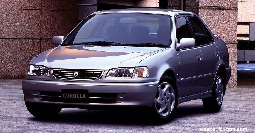 Generasi Toyota Corolla Kedelapan 1996 - 12 Generasi Toyota Corolla