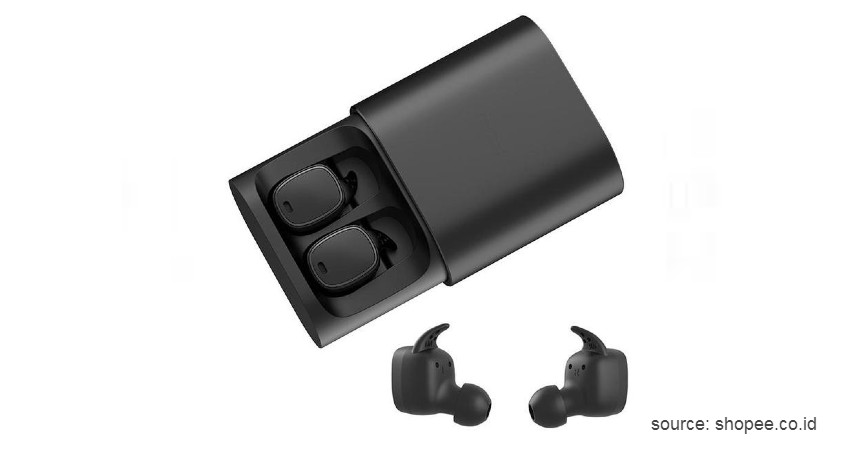 QCY T1 Pro - 8 Merek Earphone Bluetooth Terbaik Sebagai Peneman Mobilitas