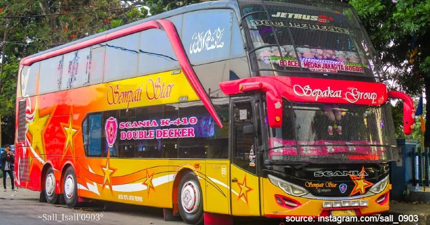 Sempati Star - 10 Daftar Bus Sleeper Seat di Indonesia