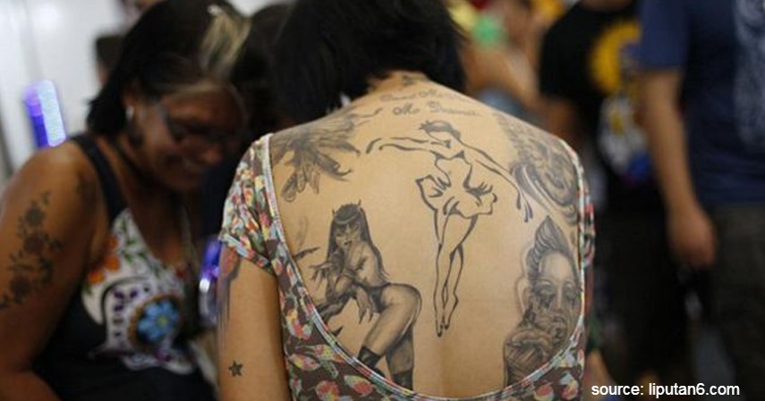 Tradisi Aneh Kaum Wanita di Dunia - Tradisi tato sekujur tubuh paraguay brazil