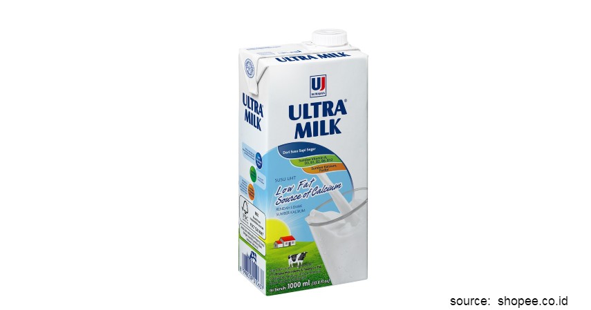 Merk Susu Peninggi Badan Terbaik - Ultra Milk Low Fat High Calcium