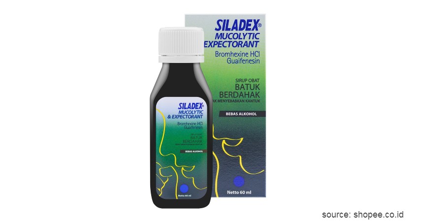 Siladex ME - 10 Obat Batuk Kering dan Berdahak Paling Ampuh Beserta Harganya