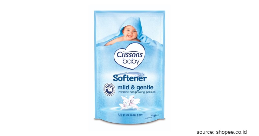 Cussons Baby Softener Mild & Gentle - 11 Merk Pewangi Pakaian Terbaik Wangi Tahan Lama