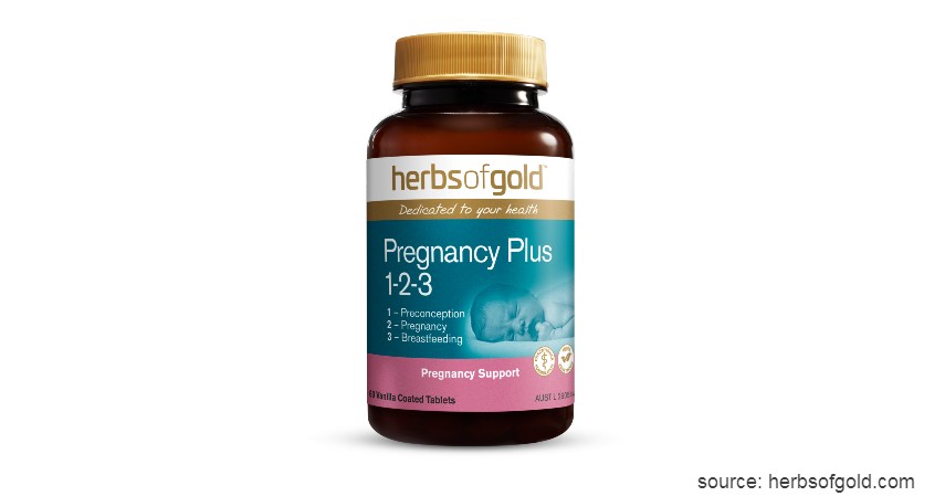 Herbs of Gold Pregnancy Plus 1-2-3 - Vitamin Ibu Hamil Terbaik