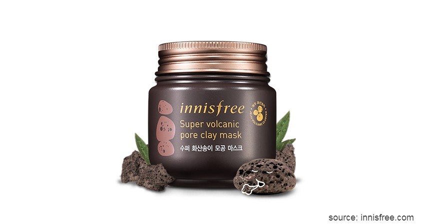 Innisfree Super Volcanic Pore Clay Mask - 8 Skin Care Korea Terbaik untuk Semua Jenis Kulit