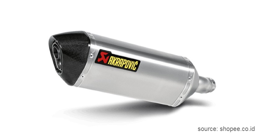 Akrapovic Knalpot Slip-on Titanium - Pilihan Merk Knalpot Racing Motor Terbaik