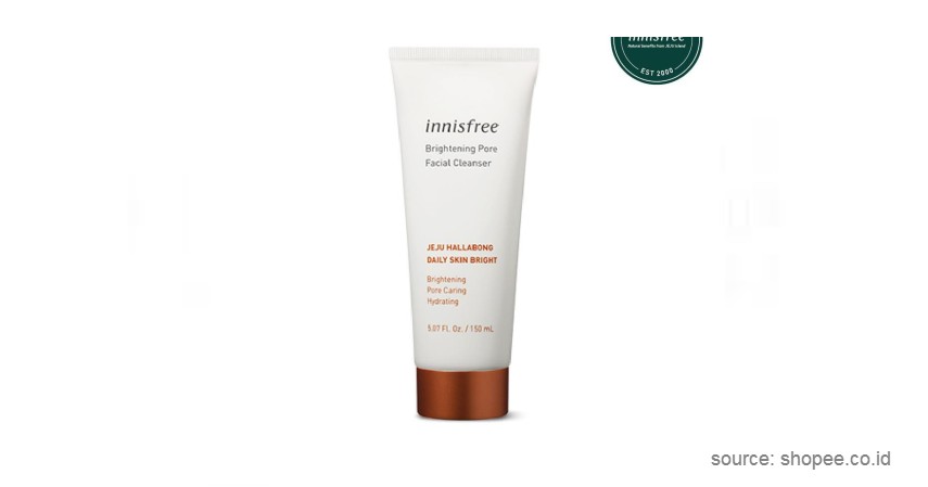 Innisfree – Brightening Pore Facial Cleanser - Sabun Muka Terbaik Untuk Kulit Jerawat hingga Sensitif