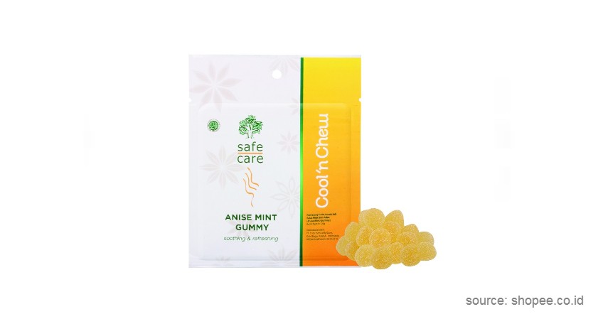 Safe Care Anise Mint Gummy - 9 Permen Pelega Tenggorokan Terbaik