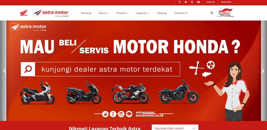 Astra Motor - 6 Situs Kredit Motor Honda Terbaik dan Terpercaya