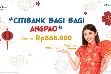 Yuk Ikut Promo ‘Citibank Bagi Bagi Angpao’ Dapatkan Voucher Go Pay hingga OVO Credit!