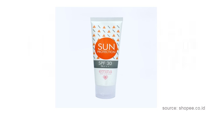 Emina Sun Protection SPF 30 - 9 Skincare Lokal Terbaik untuk Jerawat
