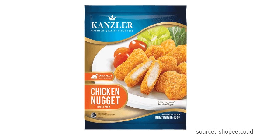 Merk Kanzler - Rekomendasi Chicken Nugget Terbaik beserta Nilai Gizinya