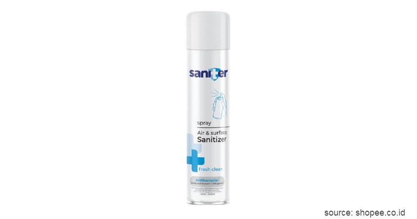 Saniter Air Spray - Rekomendasi Merk Disinfektan Ruangan Terbaik