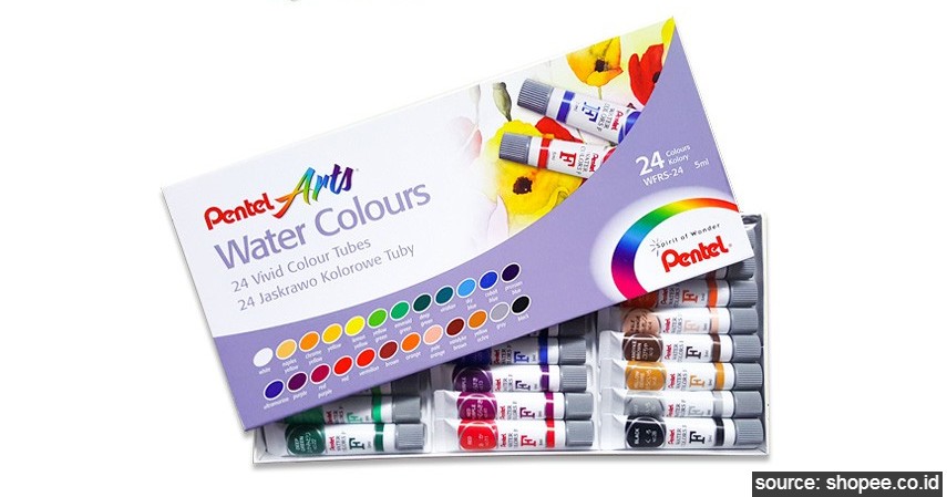 Pentel Arts Water Colours - 8 Merk Cat Air Terbaik