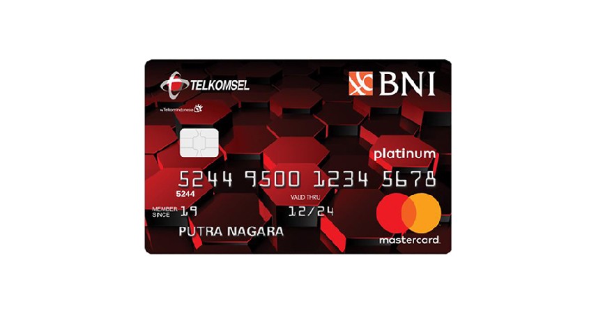 BNI Telkomsel Card - 6 Jenis Kartu Kredit Co-Branding BNI