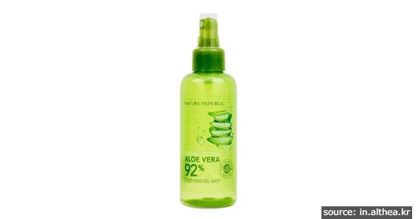 Nature Republic Aloe Vera 92% Soothing Gel Mist - 10 Merk Face Mist Terbaik