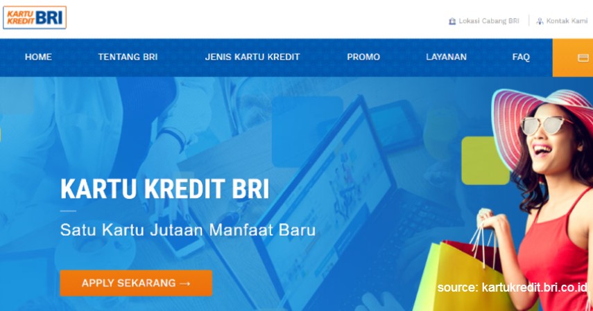 via website - Cara Mengajukan Kartu Kredit BRI JCB Platinum