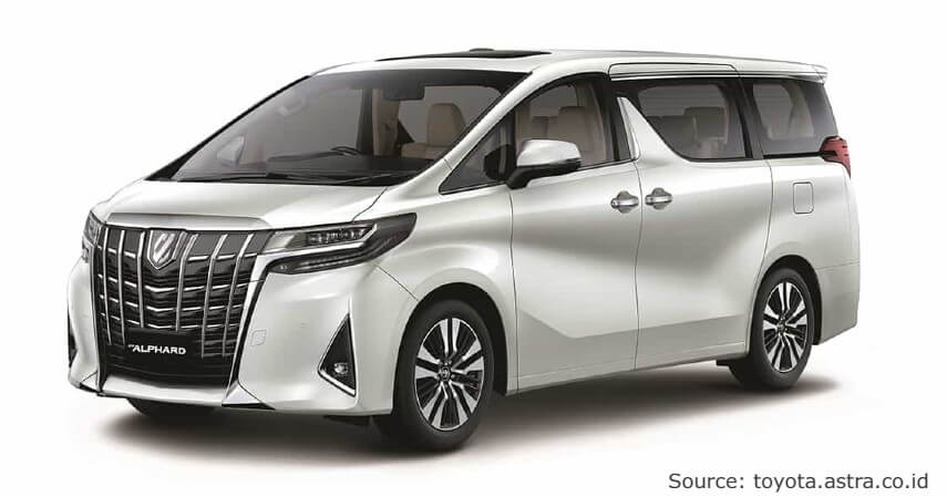 Toyota Alphard 2.5 Hybrid - 6 Mobil Hybrid Terbaik di Indonesia