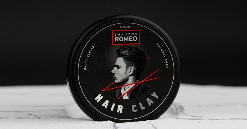 Shantos Romeo Clay - 7 Rekomendasi Hair Clay Khusus Pria