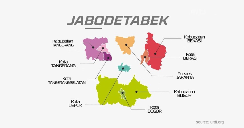 Wilayah Jabodetabek - Pintu Tol yang Ditutup Selama PPKM