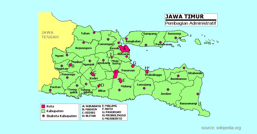 Wilayah Jawa Timur - Pintu Tol yang Ditutup Selama PPKM