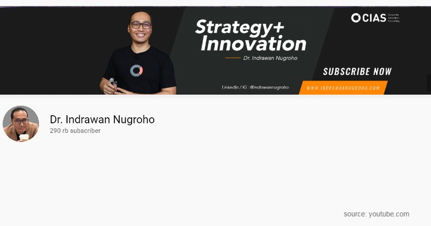 Dr. Indrawan Nugroho - Channel Youtube Belajar Entrepreneurship