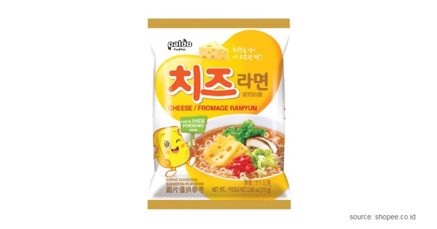 Paldo Cheese Noodle - Mi Instan Korea