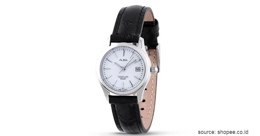 Alba Quartz Leather AXU035 - Rekomendasi Merk Jam Tangan Wanita Dengan Berbagai Model Terbaik