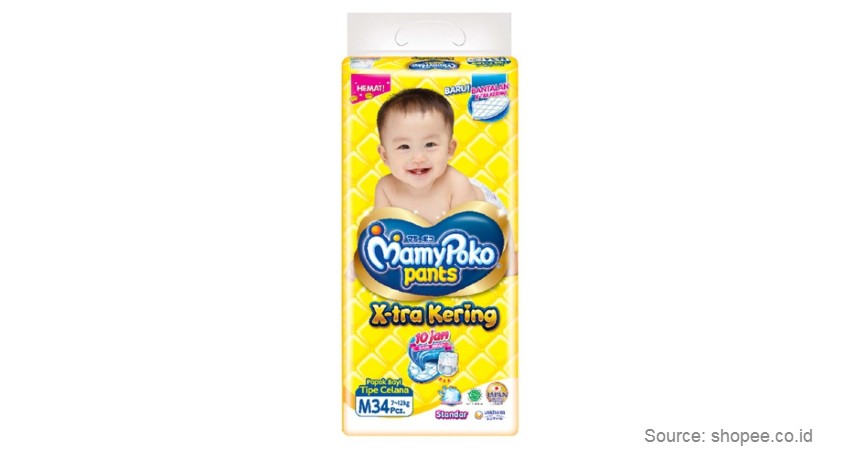 MamyPoko Pants - Merk Popok Bayi yang Bagus
